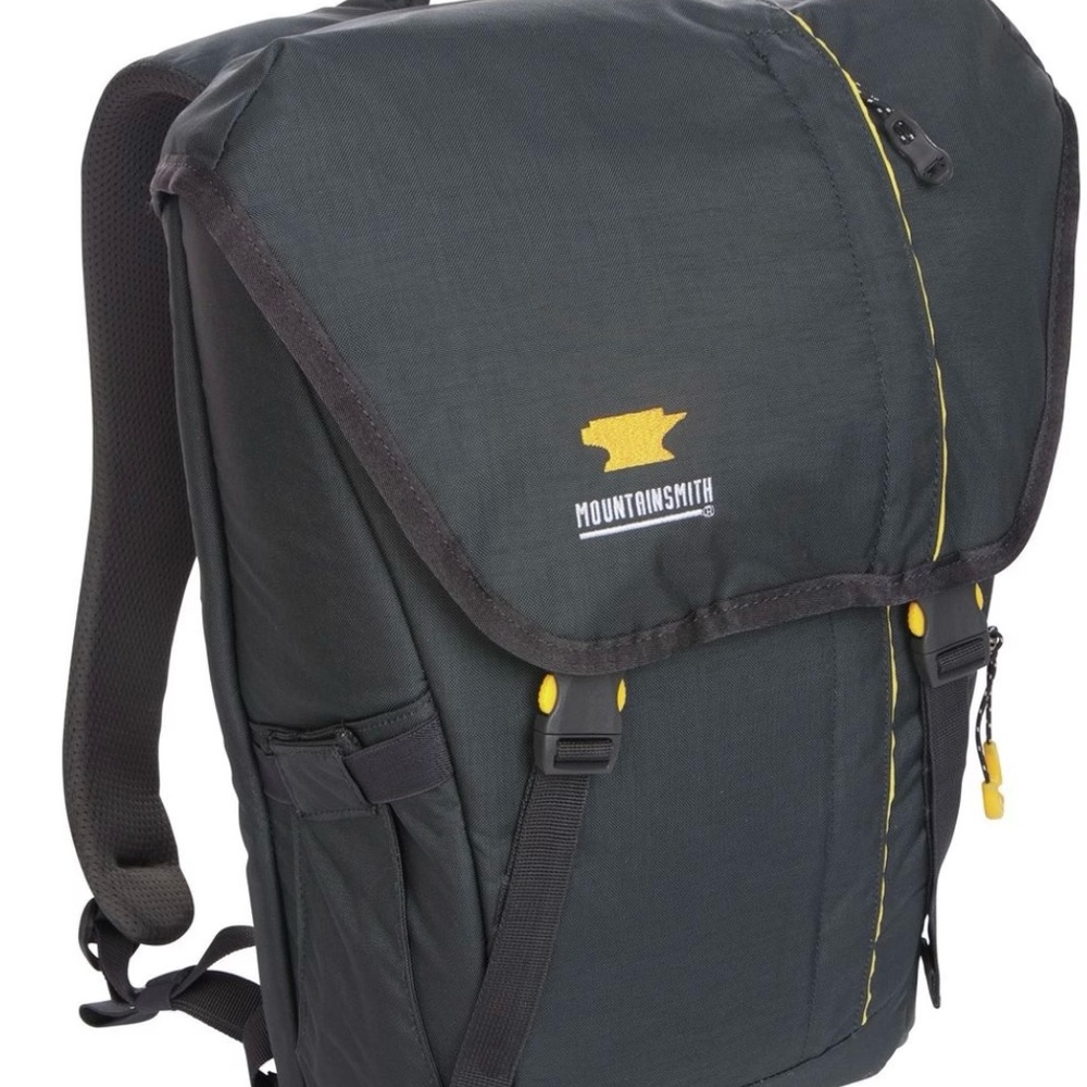 Mountainsmith Spectrum Black and Yellow Camera and Laptop Backpack